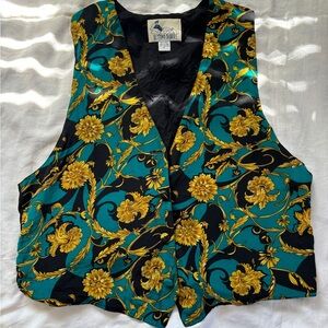 100% silk vest